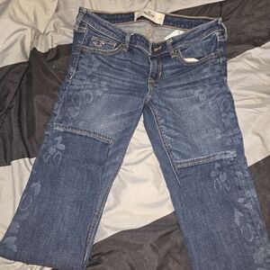 Hollister Women's Blue Skinny Jeans